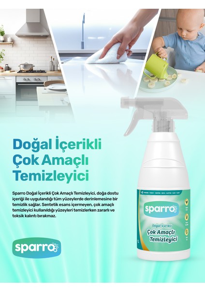 Doğal Içerikli Çok Amaçlı Temizleyici 1000ML | Bitkisel, Yumuşak ve Güvenli Temizlik fiyatları