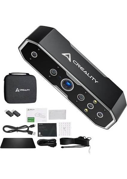 Cr-Scan Otter 3D Tarayıcı, 0.02MM Doğruluk 20FPS Tarama Hızı Tarama Boyutları 10* 10* 10MM Ila 2000* 2000* 2000MM 24-Bit Tam Renkli Titreşim Önleyici Tarama Siyah/metal Nesneler Püskürtme