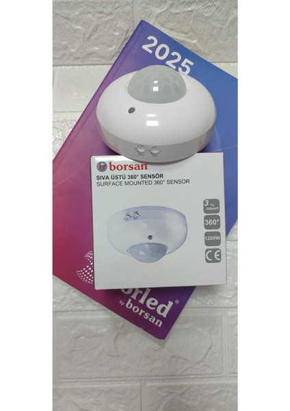 Ekim Aydınlatma 360 Derece Siva Üstü Sensör