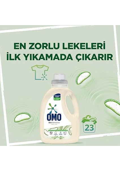 Bio Sensitive Sıvı Deterjan Aloe Vera Özlü Hipoalerjenik 1500 ml fırsatları