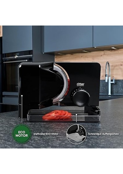 E 16 Siyah Çok Amaçlı Elektrikli Salam Sosis Gıda Dilimleyici Alman Ürünü modelleri