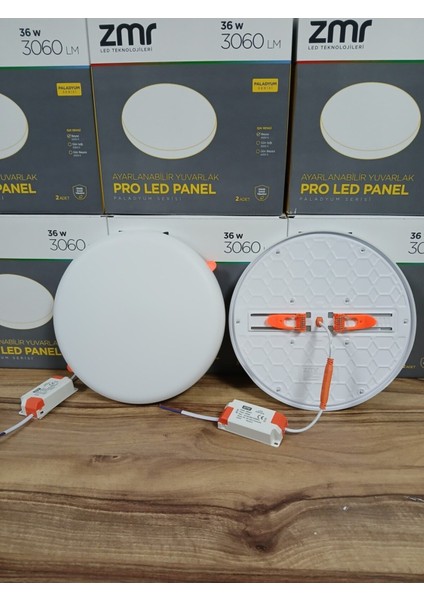 Ekim Aydınlatma 36 W Ayarlanabilir Yuvarlak Yanaksız Pro LED Panel Spot Günışığı 3200K fiyatları