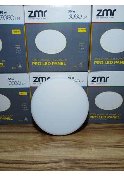 Ekim Aydınlatma 36 W Ayarlanabilir Yuvarlak Yanaksız Pro LED Panel Spot Günışığı 3200K indirimleri