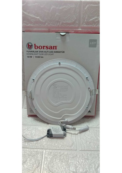 Ekim Aydınlatma 18 W Yuvarlak Sıva Altı Slim LED Armatür Günışığı indirimleri