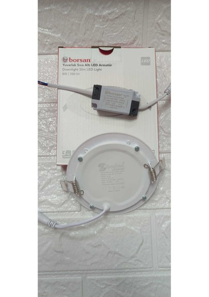 Ekim Aydınlatma 6W Yuvarlak Sıva Altı Slim LED Armatür Günışığı fırsatları