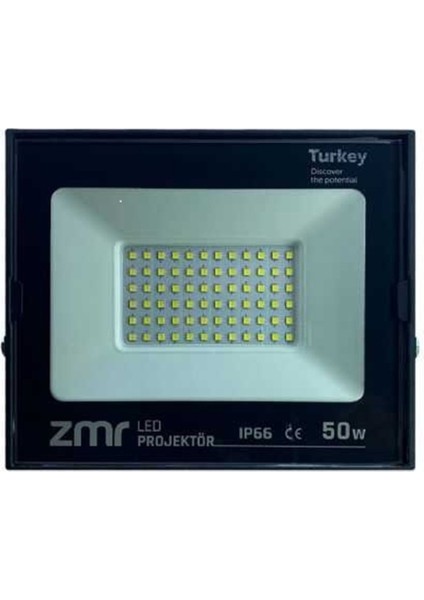 50 W IP65 Dış Mekan LED Projektör Siyah Kasa Beyaz Işık - Bahçe Bina Aydınlatması fiyatları