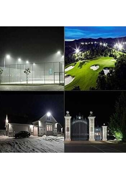 50 W IP65 Dış Mekan LED Projektör Siyah Kasa Beyaz Işık - Bahçe Bina Aydınlatması modelleri