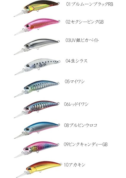 Tetra Works Toto Shad 48S CPA0608 Gold Rainbow modelleri