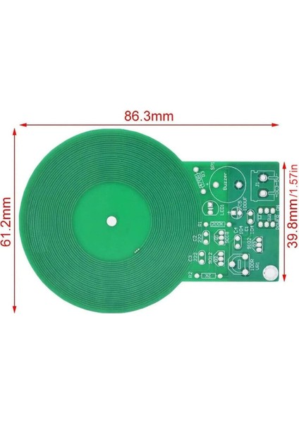 Metal Sensör Diy Kit Dedektör Elektronik Lehimleme Eğitim Devresi Dc 5V 60MM Temassız Algılayıcı fırsatları