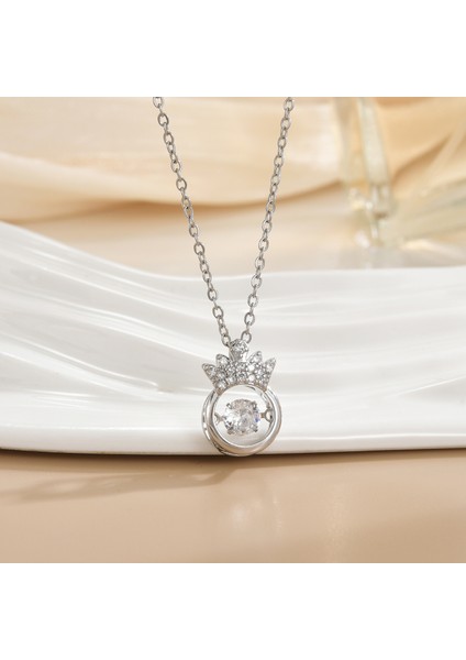 Yeni Basit Titanyum Çelik Kolye Kadın 18K Gül Altın Dört Yapraklı Yonca Kolye Ins Gelgit Net Kırmızı Patlama Modelleri Köprücük Kemiği Zinciri (Yurt Dışından)