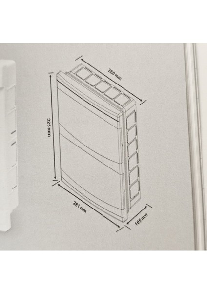 Ekim Aydınlatma 24 Lü Sıva Altı W Otomat Kutusu (Sigorta Kutusu) H.f modelleri