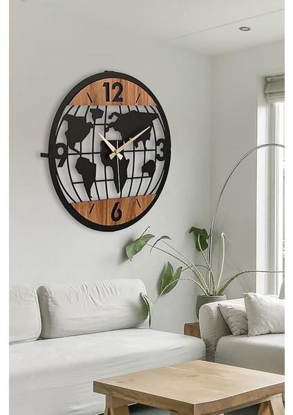 41 cm Metal Malzeme Asimetrik Dekoratif Duvar Saati Sessiz Mekanizma ile Modern Tasarım indirimleri