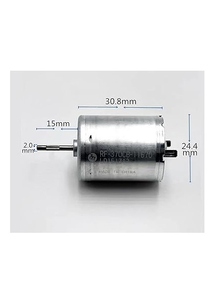 Dc Motor Dc 24V 6000RPM RF370 Oyuncak Rc Araba Su Motoru Klima Uçak Bot RF-370CB-11670 Metal Fırçalı Elektrik Motoru modelleri