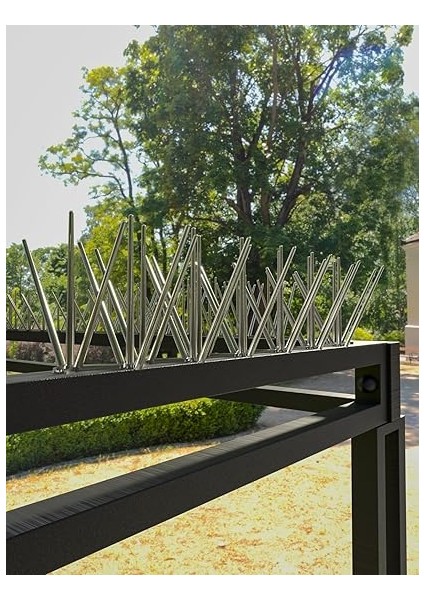 Adet Sıkışık Dikenli Kuş Koruma Bariyeri - Kuşları Kovmak Için Etkili Çözüm 50 Cm/güvercin Kovucu (Siyah) fırsatları