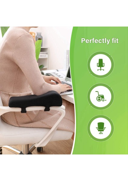 Sandalye Ergonomik Kol Dayama Minderleri, Hafızalı Köpük Kol Dayama Pedleri ile Basınç Giderici 2 Parçalı Sandalye Seti (Yurt Dışından) fiyatları