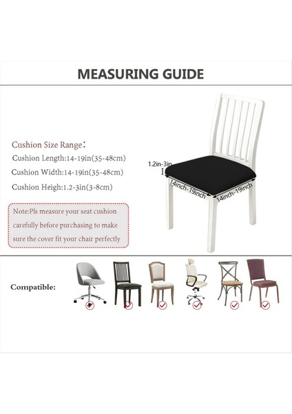 Parça Eşkenar Dörtgen Kafes Sandalye Koltuk Kılıfı - Çıkarılabilir Yıkanabilir Toz Önleyici Yemek Sandalyesi Koltuk Koruyucu Minder Kılıfları, G (Yurt Dışından) fiyatları