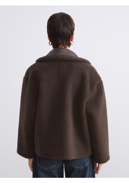 Yeni Sezon Ceket Yaka Kadın Teddy Kaban indirimleri