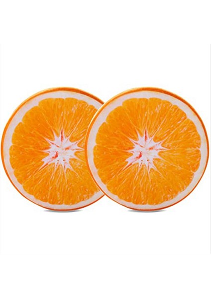 Yuvarlak Atma Yastıkları 15 Inç Meyve Yastığı, Peluş Komik Meyve Doldurulmuş Yastıklar Oyuncak Oturma Minderi Sandalye, Zemin, Kanepe, 2'li Paket B (Yurt Dışından) modelleri