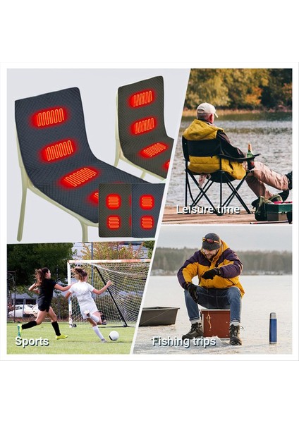 USB ile Çalışan Oturma Minderi Taşınabilir Isıtmalı Sandalye Minderi + Kamp Evi L+B Için Akıllı Sıcaklık Kontrolü (Yurt Dışından) fiyatları