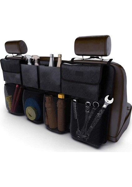 Concept Oto Bagaj Düzenleyici Fileli Eşya Düzenleyici 8 Cepli Araç Organizer 46x88 cm Su Geçirmeyen