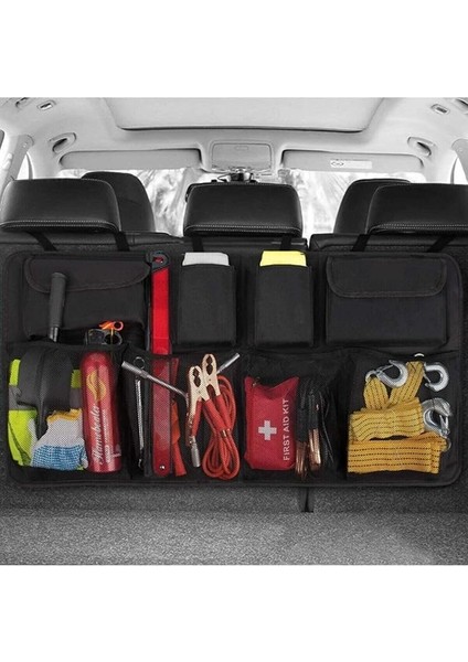 Concept Oto Bagaj Düzenleyici Fileli Eşya Düzenleyici 8 Cepli Araç Organizer 46x88 cm Su Geçirmeyen indirimleri