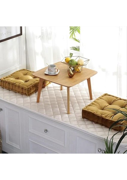 Kare Oturma Minderi Kalın Hollanda Polar Yer Yastığı Taşıma Saplı Minder Meditasyon Minderi Oturma Minderi (Yurt Dışından) fiyatları