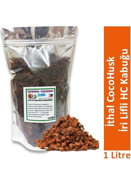 Yetiştirme Cocohusk - Lifli Hindistan Cevizi Kabuğu 1 lt Orkidelere Özel İthal Ürün fiyatları