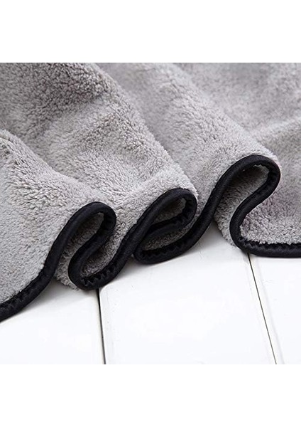 Süper Emici Oto Kurulama Bezi Araç Temizlik Havlusu Mikrofiber Temizleme Bezi Araba Yıkama Süngeri (50X70CM) (Gri) modelleri