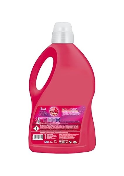 Geliştirilmiş Renkli Sıvı Çamaşır Detarjanı 2970 ml modelleri