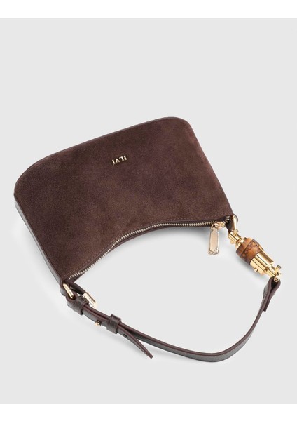 Roomy Hakiki Süet Deri Kahverengi Kadın Omuz Çantası fiyatları