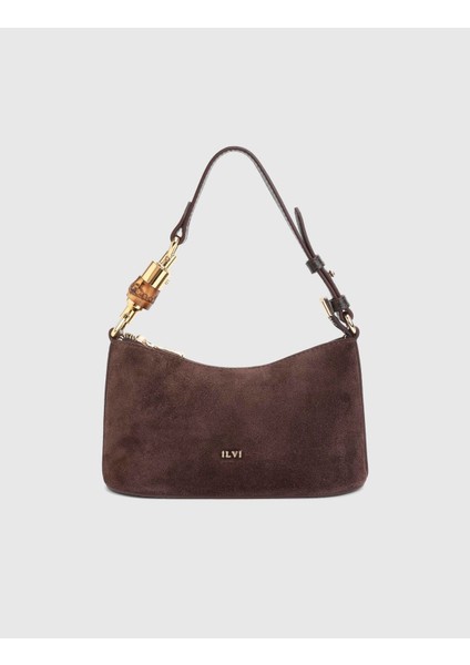 Roomy Hakiki Süet Deri Kahverengi Kadın Omuz Çantası modelleri