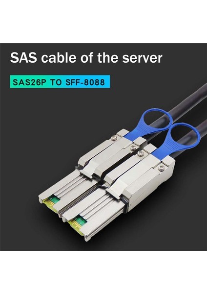 Mini SAS26P SFF-8088-SFF8088 Sabit Disk Sunucusu Veri Iletim Kablosu Mini Sas Adaptör Kablosu (Yurt Dışından) fiyatları