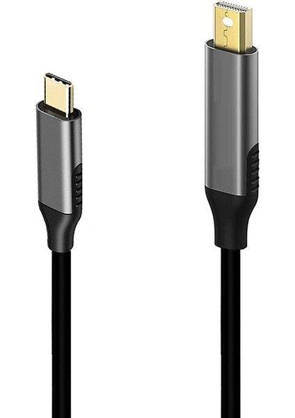 2x USB C - Mini Displayport Kablosu USB Tip C Thunderbolt 3 - Mini Dp Kordon 4K Adaptör Kablosu (Yurt Dışından) fırsatları