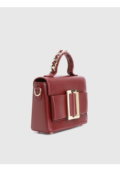 Klein Bordo Kadın El Çantası
