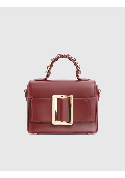Klein Bordo Kadın El Çantası modelleri