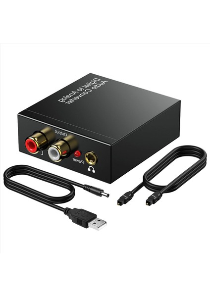 Taşınabilir 3 5mm Jack Koaksiyel Optik Fiber Dijital Ila Analog Ses Aux Aux Rca L/r Dönüştürücü Dijital Ses Kod Çözücü Amplifikatör (Yurt Dışından) fiyatları