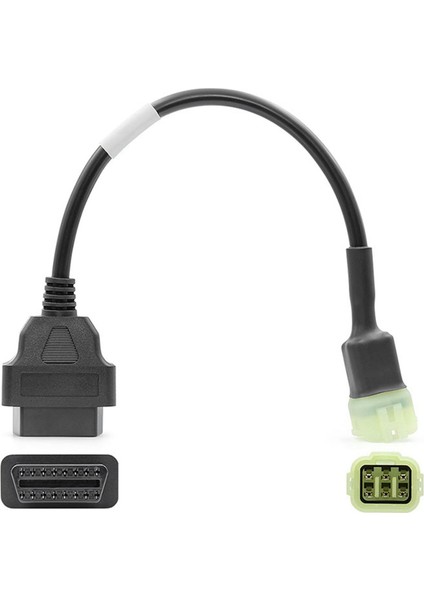10X 6 Ila 16 Pin Obd2 Konektörleri Teşhis Araçları Obd Uzantı Kabloları Kawasaki Motosiklet Z Serie Için Adaptörler (Yurt Dışından) fiyatları