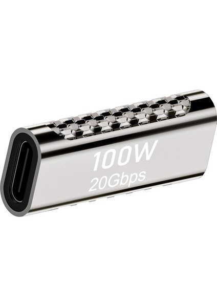 1pcs Type-C Tip-C Tip-C Dişi Adaptörü 20GBPS Hızlı Şarj Sesli Video Iletim Dönüştürücü Adaptör (Yurt Dışından) fırsatları