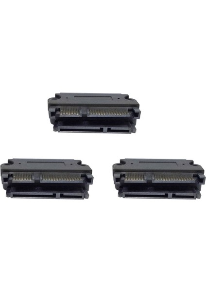 3x Sata 22P 7 + 15 Erkek - Sata 22PIN Dişi Dönüştürücü Adaptörü (Yurt Dışından)