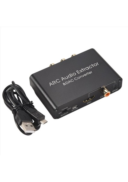 Audio Extractor 192KHZ Dac Dönüştürücü Arc Ses Çıkarıcı Destek Dijital HDMI Uygun Ses Analog Stereo Ses Ses (Yurt Dışından) fiyatları