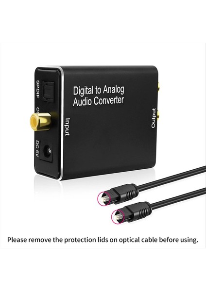 3x Dijital Ila Analog Ses Dönüştürücü Dac Dijital Spdıf Optical Ila Analog L/r Rca ve 3 5mm Aux Stereo Ses Adaptörü (Yurt Dışından) indirimleri