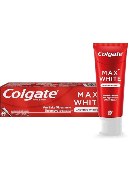 Max White Kalıcı Beyazlık Beyazlatıcı Diş Macunu 75 ml