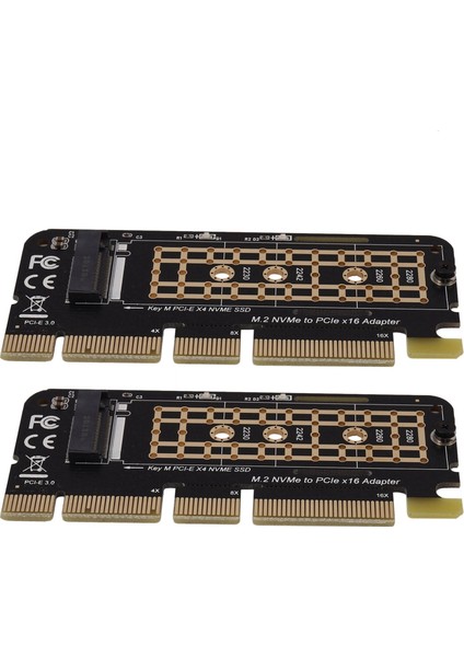 2x M 2 Nvme Ssd-Pcı-E X16 Dönüştürücü Kartı Ngff M-Key M 2 Pcıe Pcı-Express X4/X8/X16 HDD (Yurt Dışından)