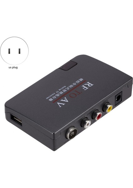 2x Rf-Av Dönüştürücüsü Kanal Seçici Kablolu Tv-Projeksiyon Tv Video Bağlantı Noktası Tam Sistem AC110-240V Abd Fişi (Yurt Dışından) fiyatları