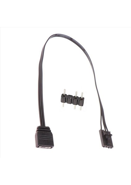 Corsair Için 10 Adet 4pin Rgb-Standart Argb 3 Pimli 5V Adaptör Konnektörü Rgb Kablosu 25CM (Yurt Dışından) modelleri