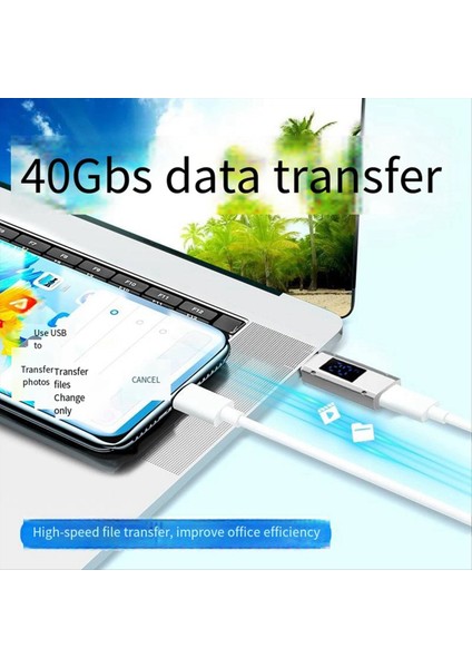 Akıllı Dijital Ekran C Tipi Erkek - Kadın Adaptör Pd Hızlı Şarj Usb4 0 MacBook Cep Telefonları Için Uygun (Yurt Dışından) fiyatları