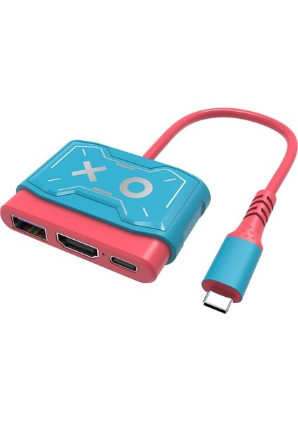 USB C Hub Switch Taşınabilir Tv Dock Şarj Istasyonu 4K HDMI Uyumlu USB Hub Adaptörü MacBook Pro (Yurt Dışından) fiyatları