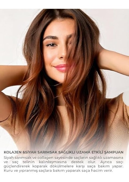 Kolajen ve Siyah Sarımsak Sağlıklı Uzama Etkili Şampuan 1 L fırsatları