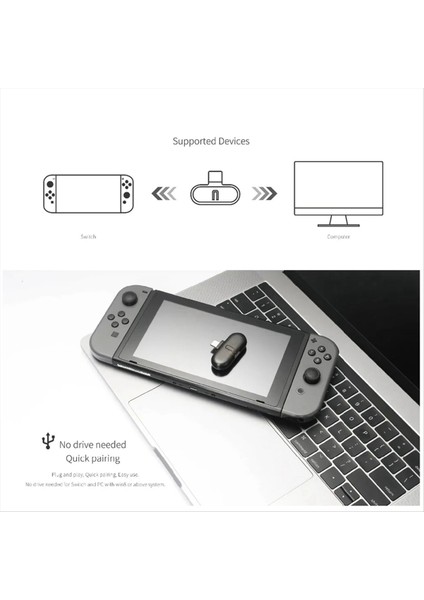 Ps5 Konsolu Için Gulikit Bluetooth Ses Dönüştürücü Sürücüsiz Kablosuz Kulaklık Alıcı Switch/pc Dönüştürücü Gb1 (Yurt Dışından) modelleri