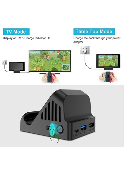 Fan Soğutma ile Anahtar Şarj Tabanı Için HDMI Uyumlu Tv Ekran Projeksiyon Dönüştürücüsü Tip-C Usb3 0 Video Adaptörü (Yurt Dışından) indirimleri